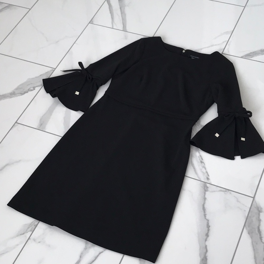 Tommy Hilfiger Black Bell Sleeve Dress - Picture 5 of 14